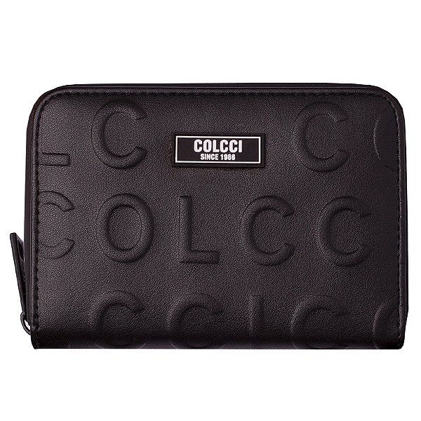 Carteira Mini Colcci Relevo VE24 Preto Feminino