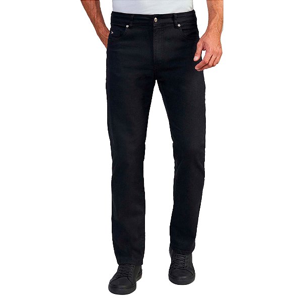 Calça Jeans Acostamento Regular VE24 Preto Masculino