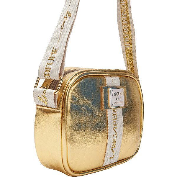 Bolsa Crossbody Easy Lança Perfume AV24 Dourado Feminino