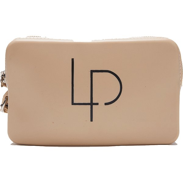 Bolsa Clutch Easy Lança Perfume Alça AV24 Bege Feminino