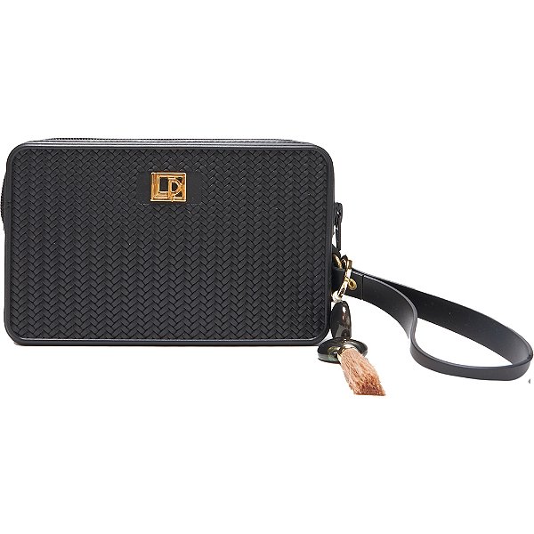 Bolsa Crossbody Lança Perfume Clutch AV24 Preto Feminino