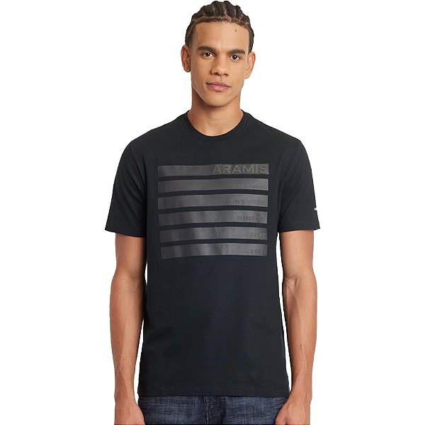 Camiseta Aramis Established VE24 Preto Masculino