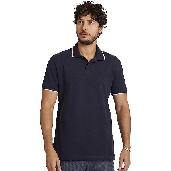 Camisa Polo Aramis Piquet Favo VE24 Marinho Masculino