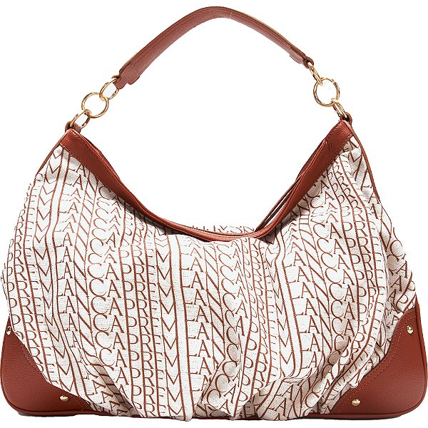 Bolsa Shopping Lança Perfume Linho AV24 Branco Feminino