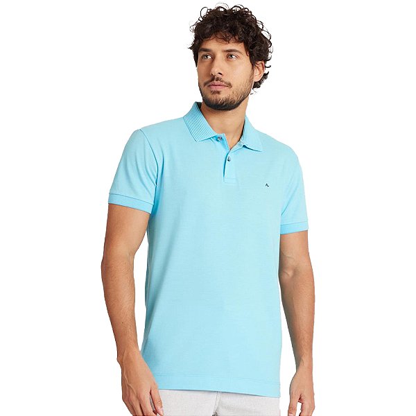 Camisa Polo Aramis Piquet Canelada VE24 Azul Masculino