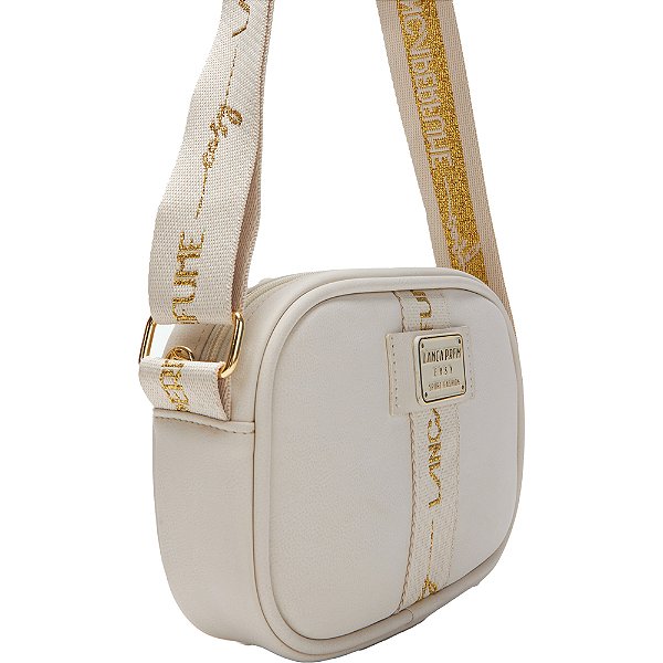 Bolsa Crossbody Easy Lança Perfume Gold AV24 Bege Feminino