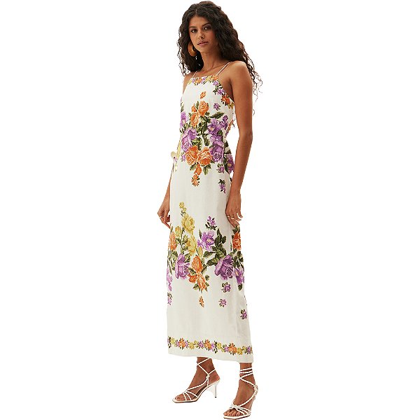 Vestido Super Mid Lança Perfume AV24 Off White Feminino