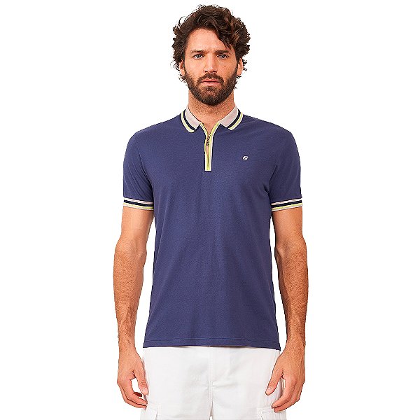 Camisa Polo Colcci Logo AV24 Marinho Masculino