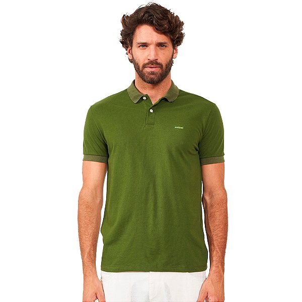 Camisa Polo Colcci Basic AV24 Verde Masculino
