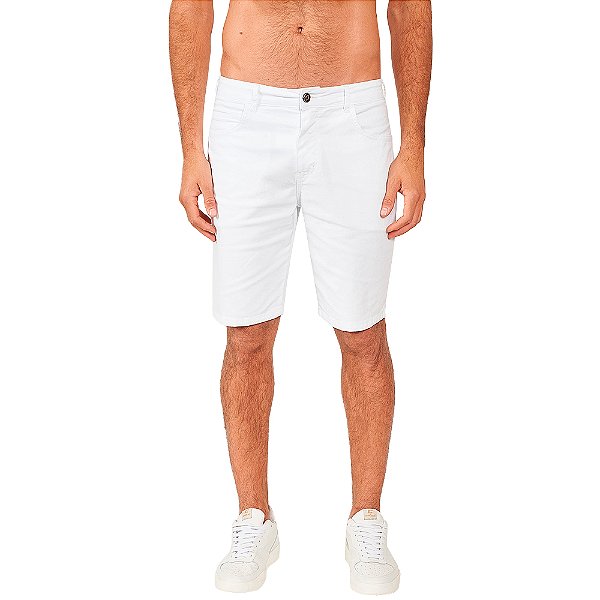 Bermuda Sarja Colcci Davi AV24 Branco Masculino