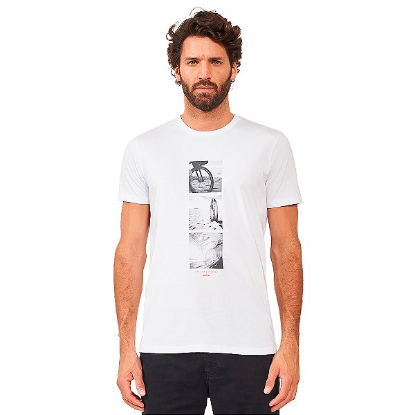 Camiseta Colcci Slim AV24 Branco Masculino