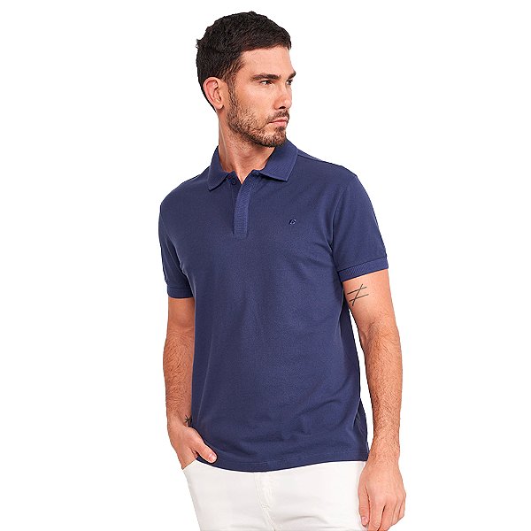 Camisa Polo Colcci Casual VE24B Marinho Masculino