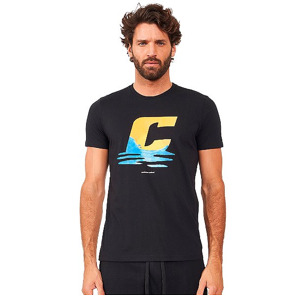 Camiseta Colcci Horizon AV24 Preto Masculino