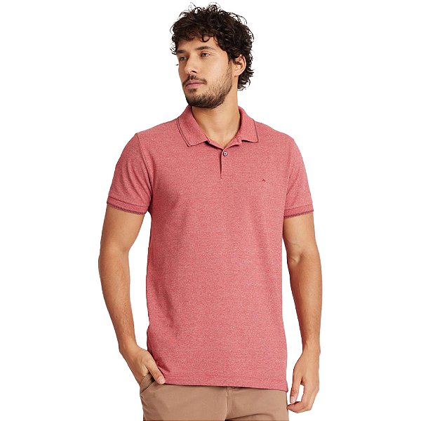 Camisa Polo Aramis Piquet Mouline VE24 Vermelho Masculino