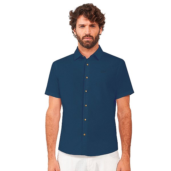 Camisa Colcci Relax AV24 Marinho Masculino