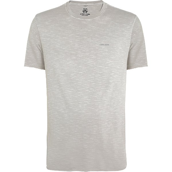Camiseta John John Flame Stone VE24 Cinza Masculino