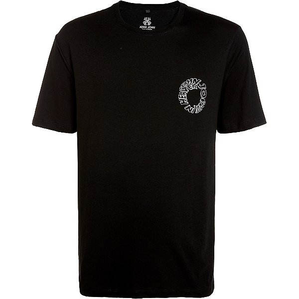 Camiseta John John Puffed VE24 Preto Masculino