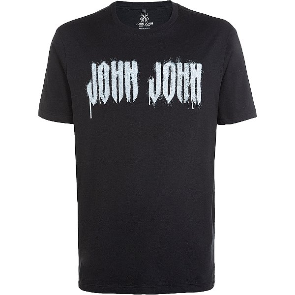 Camiseta John John Glam VE24 Preto Masculino