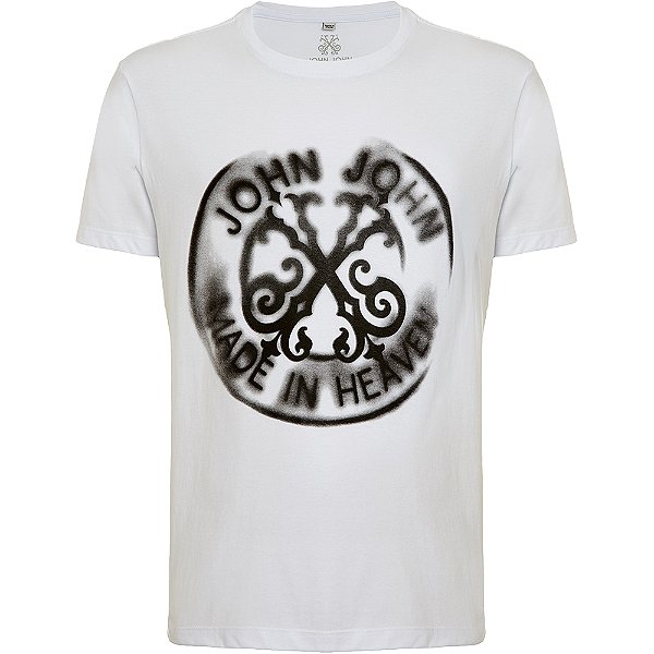 Camiseta John John Brasao Shaded VE24 Branco Masculino