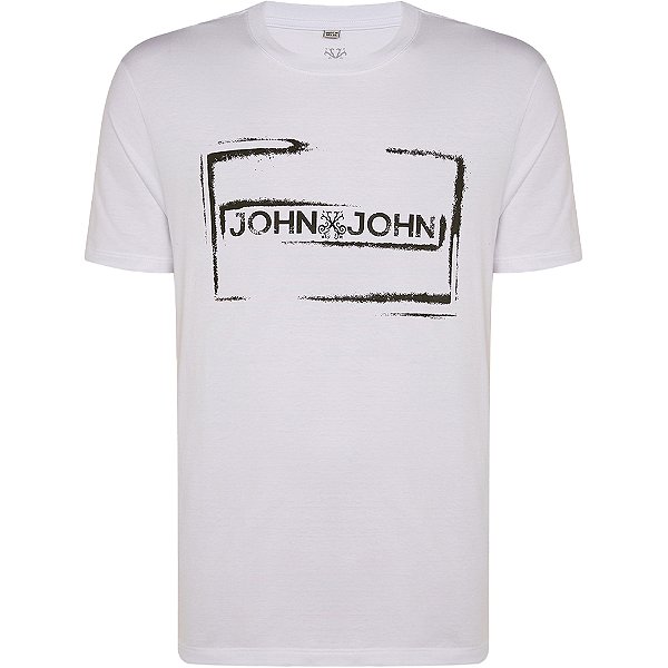 Camiseta John John Post Spray VE24 Branco Masculino