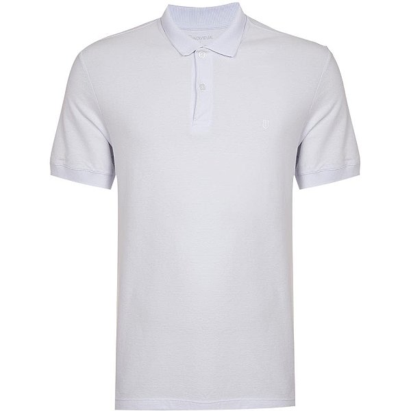 Camisa Polo Individual Comfort Basic VE24 Branco Masculino