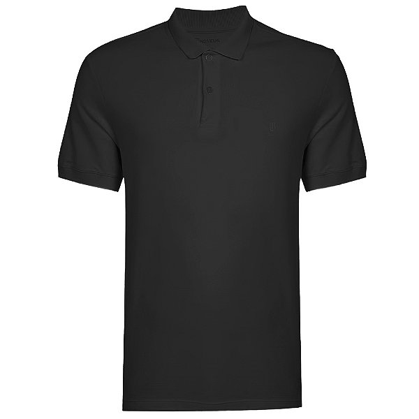 Camisa Polo Individual Comfort Basic VE24 Preto Masculino