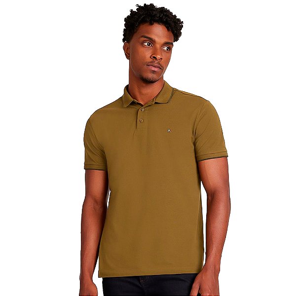 Camisa Polo Aramis Classic VE24 Verde Musgo Masculino