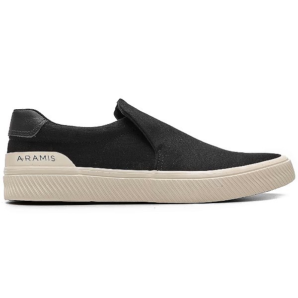 Tênis Aramis Daily Slip Canvas Preto Masculino