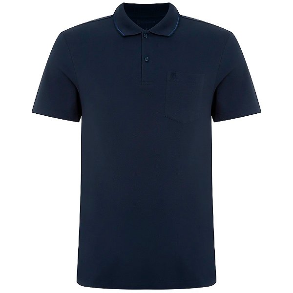 Camisa Polo Individual Comfort Fit OU24 Marinho Masculino