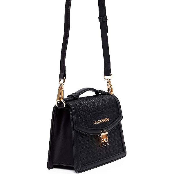 Bolsa Tote Lança Perfume Fecho OU24 Preto Feminino