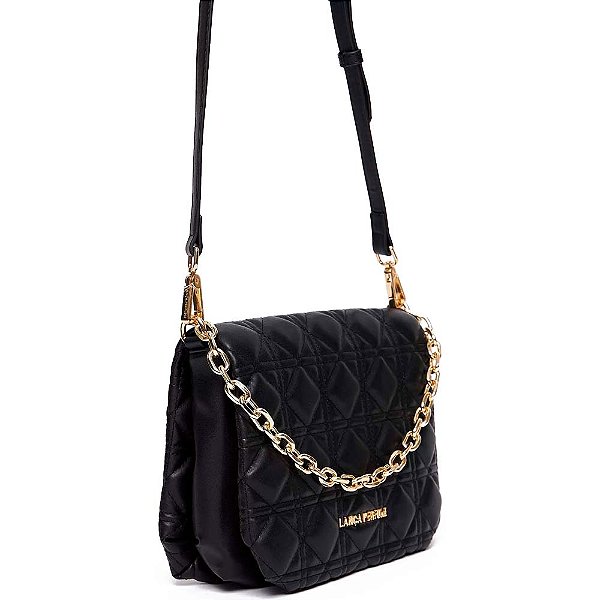 Bolsa Shoulder Lança Perfume Matelasse OU24 Preto Feminino