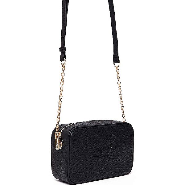 Bolsa Crossbody Lança Perfume Camera OU24 Preto Feminino