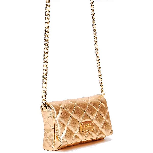 Bolsa Crossbody Lança Perfume Small OU24 Dourado Feminino