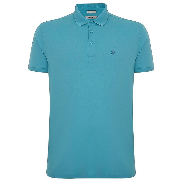 Camisa Polo Dudalina Ultrasoft Pima OU24 Azul Masculino