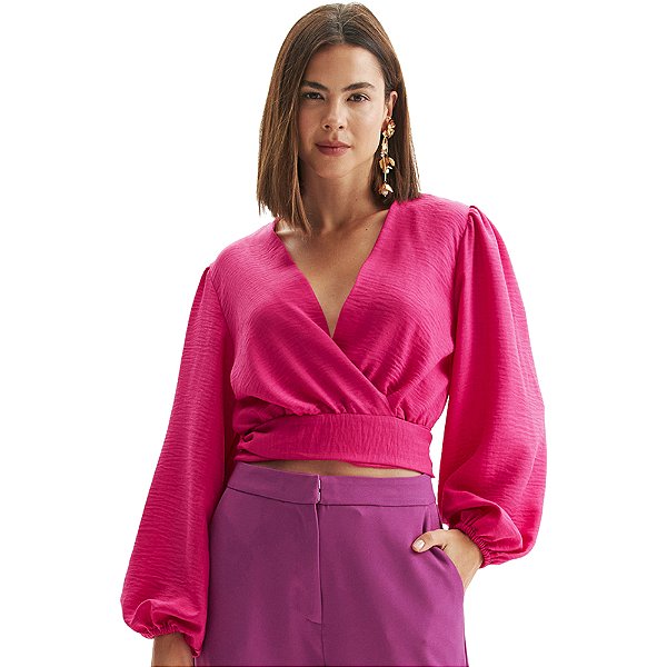 Blusa Lança Perfume Cachequer OU24 Rosa Feminino