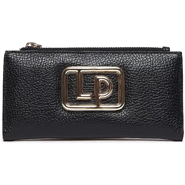 Carteira Couro Lança Perfume Metal OU24 Preto Feminino
