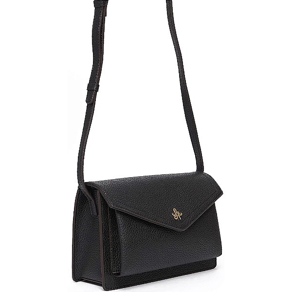 Bolsa Crossbody Lança Perfume Rebite OU24 Preto Feminino