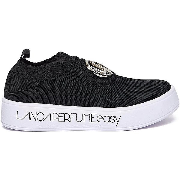 Tênis Easy Lança Perfume Knit Metal OU24 Preto Feminino