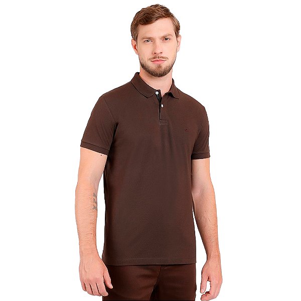 Camisa Polo Aramis Detail IV24 Marrom Masculino