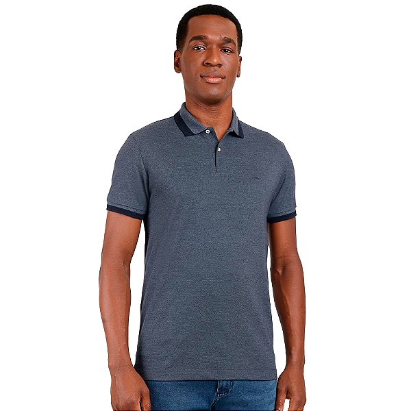 Camisa Polo Aramis Piquet Texture IN24 Marinho Masculino