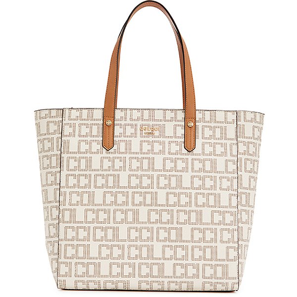 Bolsa Shopping Colcci Monograma OU24 Off White Feminino