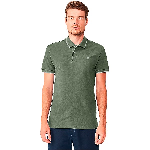 Camisa Polo Colcci Slim OU24 Verde Masculino