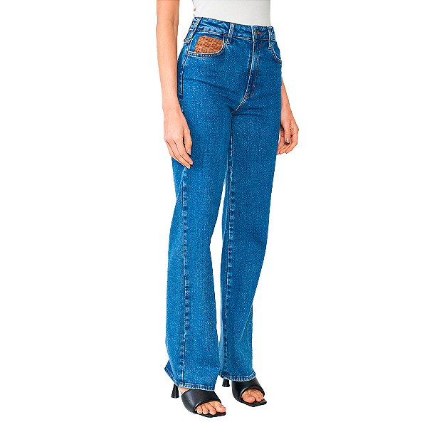 Calça Jeans Colcci Juliette OU24 Azul Indigo Feminino