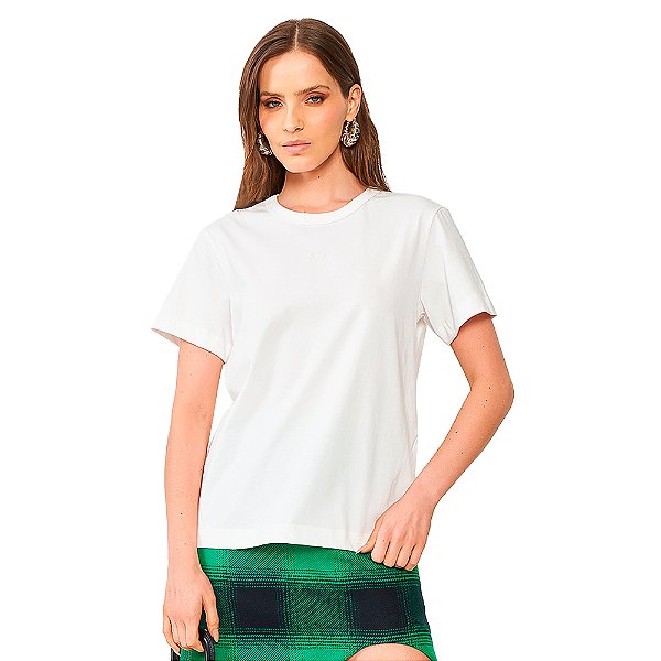Camiseta Colcci Boy OU24 Off White Feminino