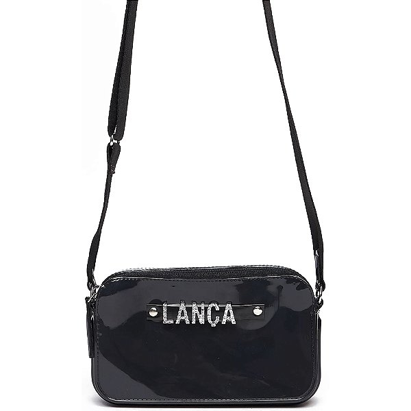 Bolsa Crossbody Lança Perfume Strass OU24 Preto Feminino