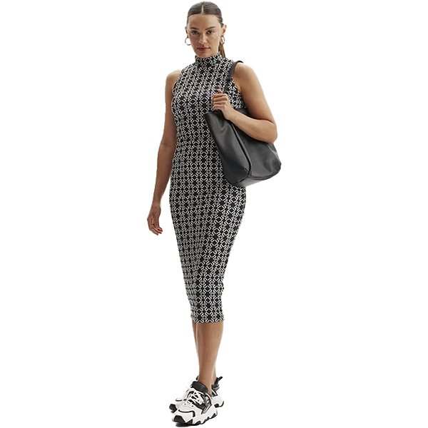 Vestido Super Mid Easy Lança Perfume Hgh OU24 Preto Feminino