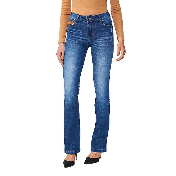 Calça Jeans Colcci Bia OU24E Azul Indigo Feminino