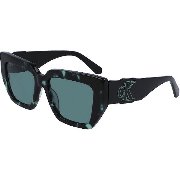 Óculos de Sol Calvin Klein Jeans 23608S 237 Verde Feminino