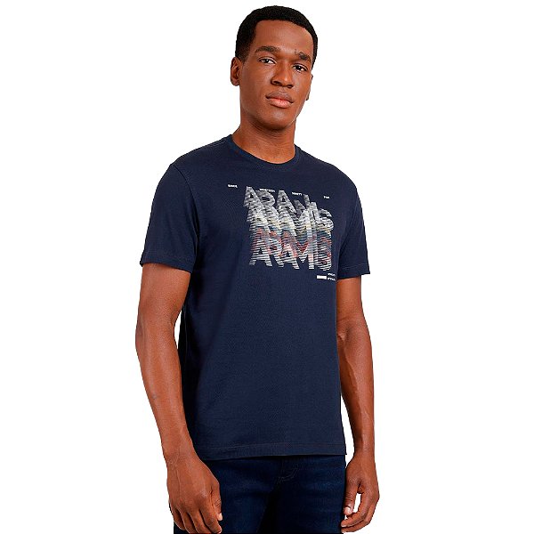 Camiseta Aramis Move Falhado IN24 Marinho Masculino