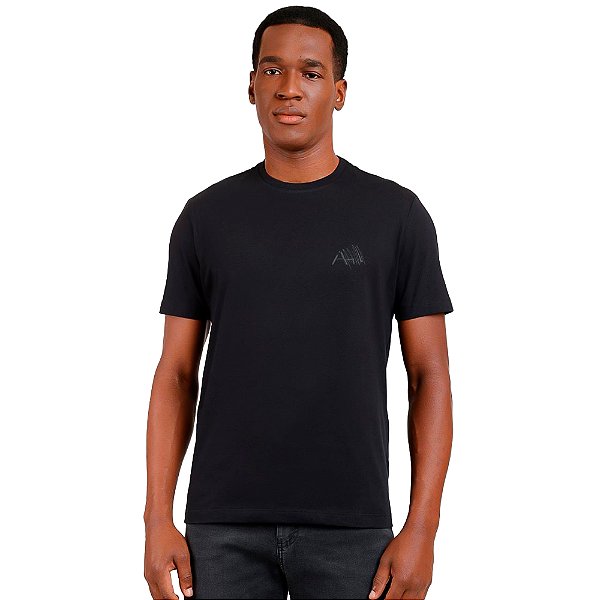 Camiseta Aramis Move Abstract Nanquim IN24 Preto Masculino